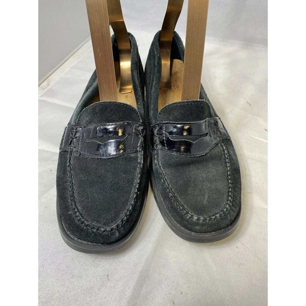 Weejuns Bass / Larson / Black / Leather Suede / Loafer / Sz 8